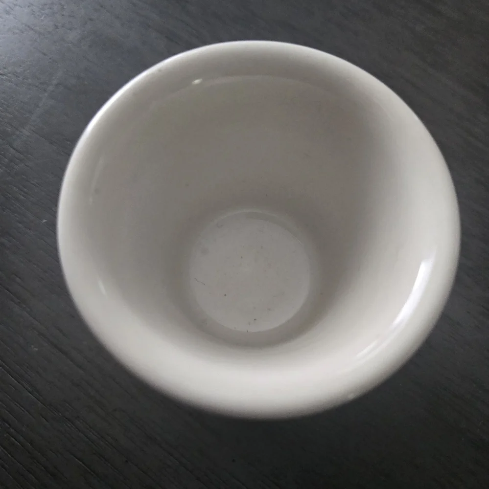 Longaberger Pottery Votive Candle Holder Blue Floral Farmhouse Decor